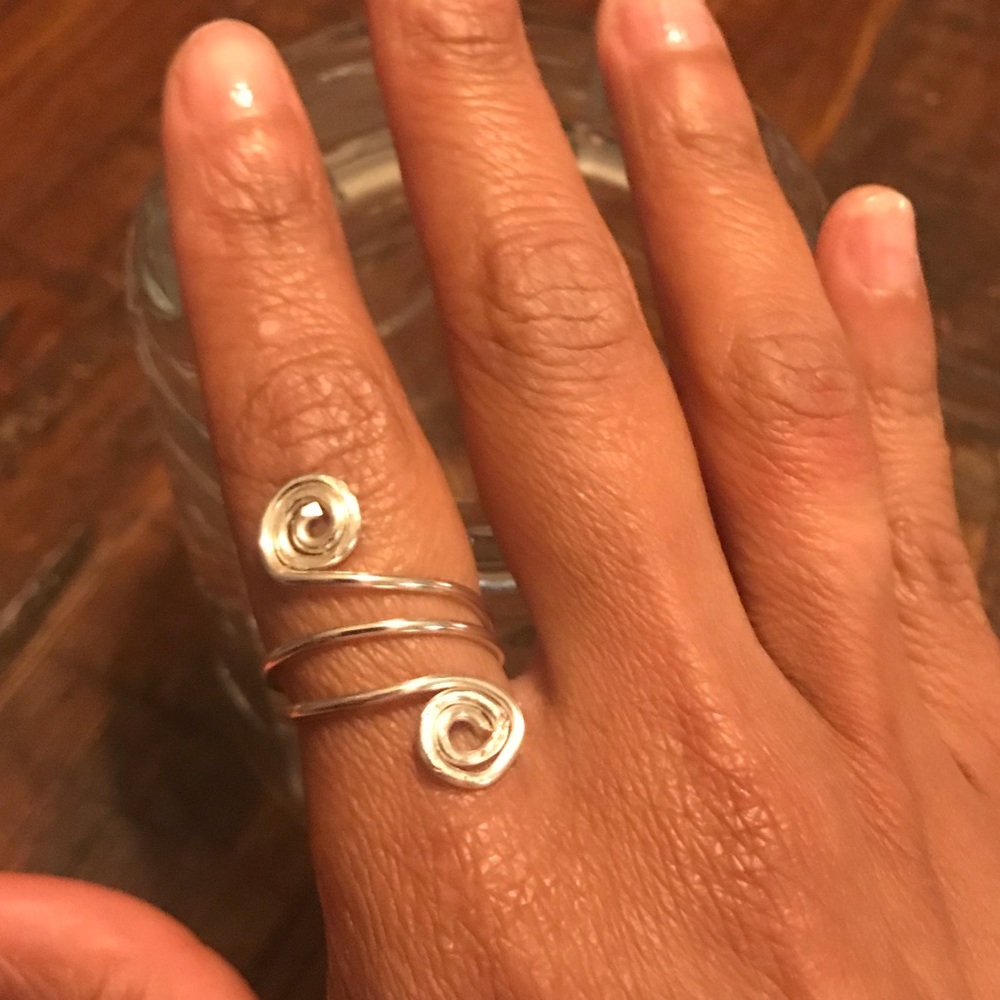 Silver wire ring